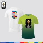 FIFA World Cup 2026™ Unisex 100% Combed Cotton Tee - White FIFA World Cup 2026™ Unisex Microfiber Dry-Fit Jersey Light Green/ Green (MY ONLY)